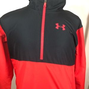 YXL Under Armor Zip Jacket W/Hoodie